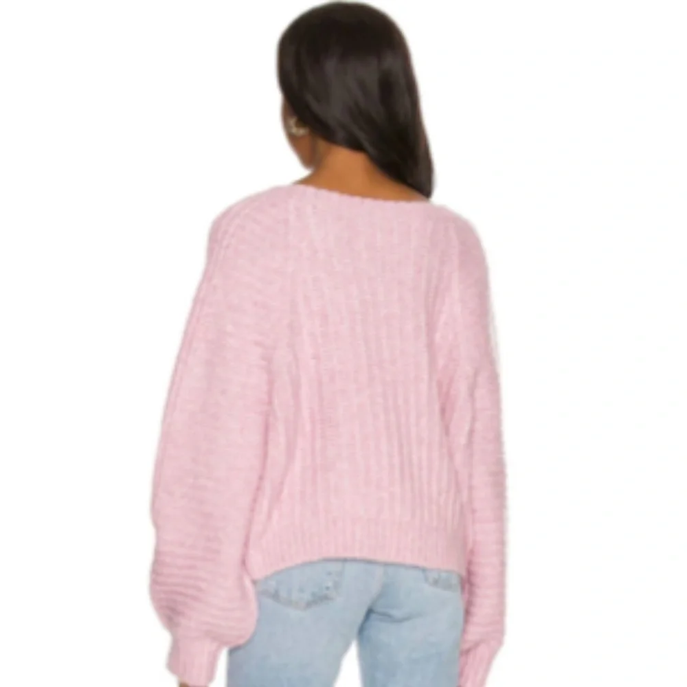 FREE PEOPLE Women's Moonlit Orchid Carter Oversized Pullover Large NWT